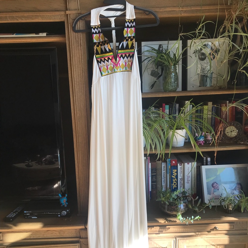 Embellished maxi dress